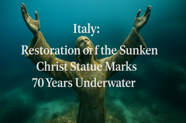 Italy: Restoration of the Sunken Christ Statue Marks 70 Years Underwater